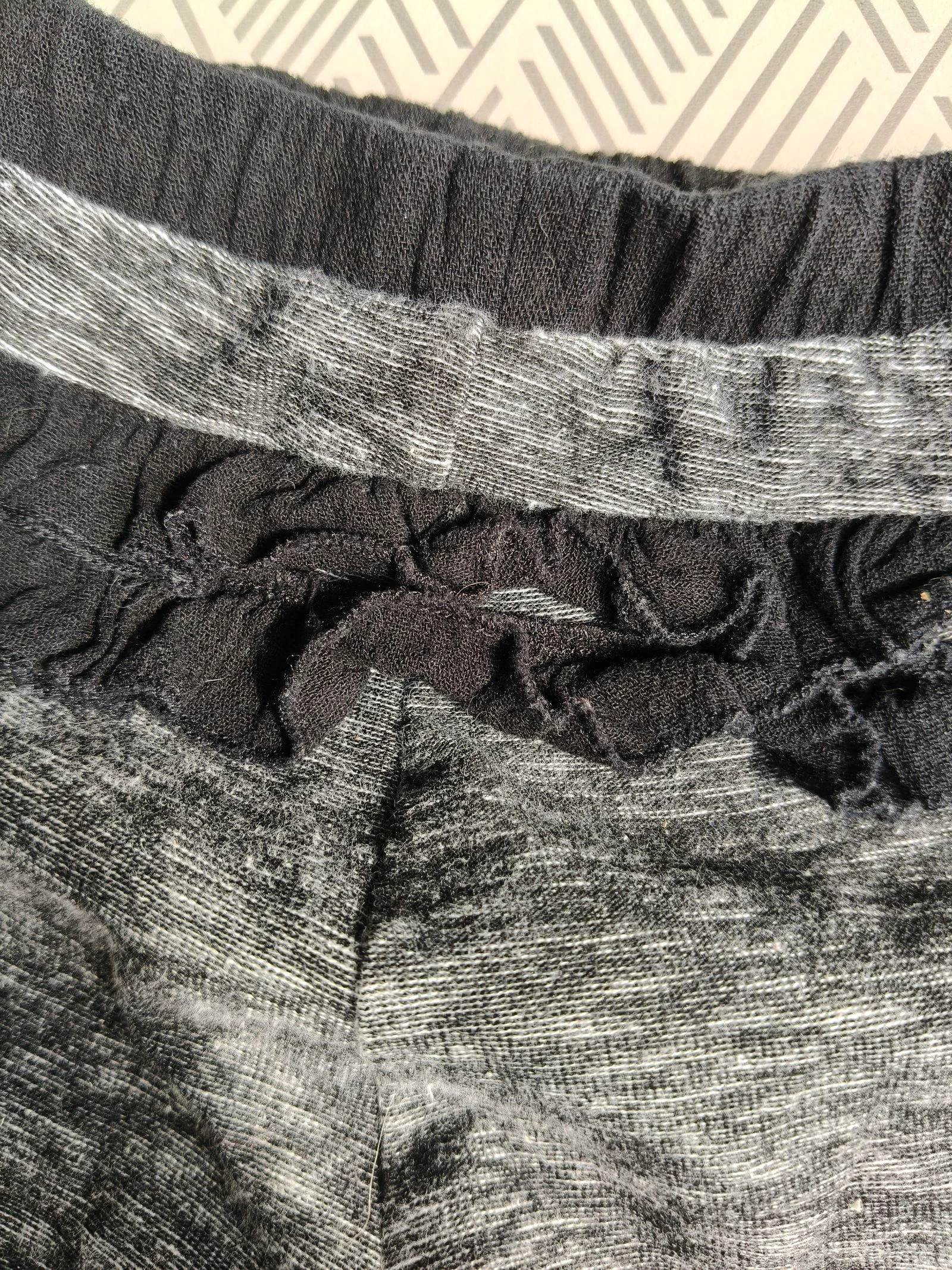 Zara girl's warm grey ruffled pants 80 cm – photo 5